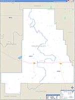 Golden Valley, Mt Carrier Route Wall Map